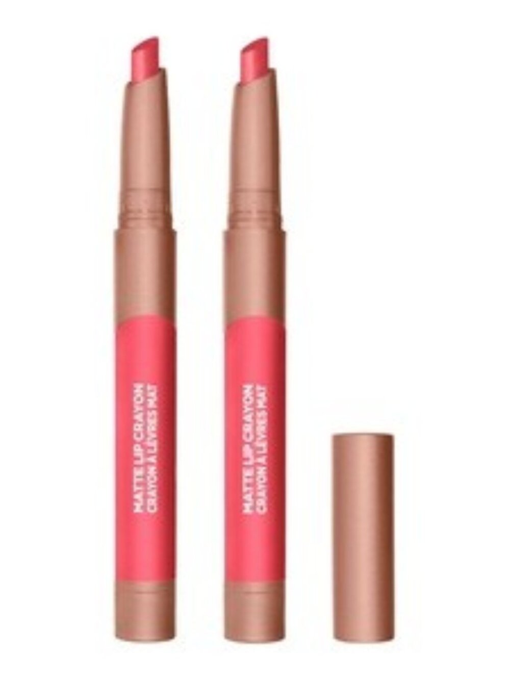 L'Oreal Infallible Matte Lip Crayon 1.3g 503 HOT APRICOT - 2 Pack